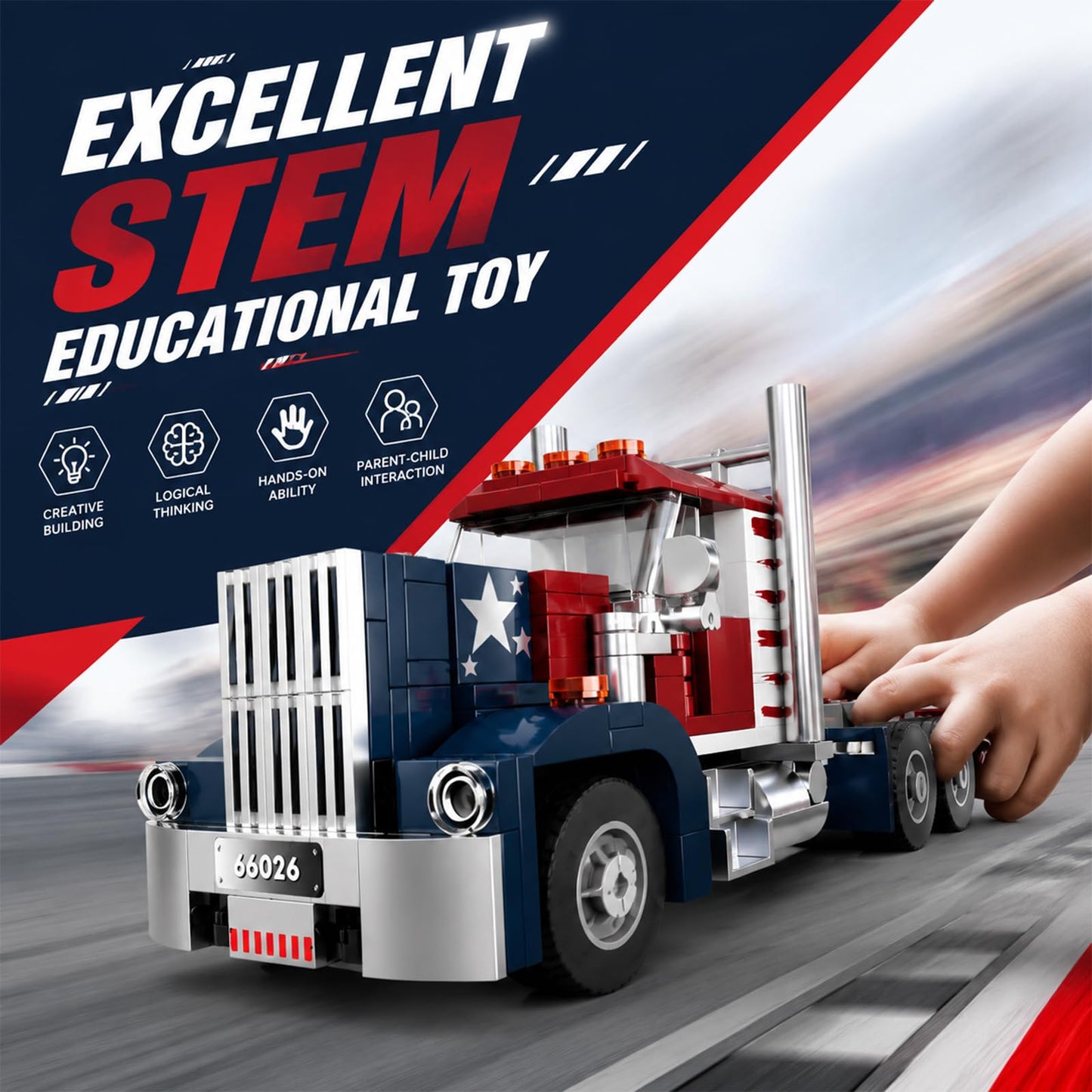 APENGBAOL Semi Truck Building Sets?City Tow Truck Toy Building Block Set for Adults and Boys?268PCS?