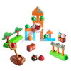 ROLOSO Newly Licensed Angry Birds Toys Playsets Build N’ Launch Construction Brick Assembly Building Blocks Sets Pig City Strike 2 Takedown Space