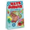 Peaceable Kingdom Math Sandwich Game: Preschool Math Games for Kids Ages 3 and Up - Includes 100+ Felt Food Pieces, 10 Menu Cards, Dry Erase Marker