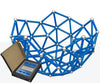 Geomag Masterbox Magnetic Toys for Kids Ages 8+, 248pc Blue Educational STEM Magnets for Kids - Swiss-Made Magnetic Blocks, Tiles and Building Toys