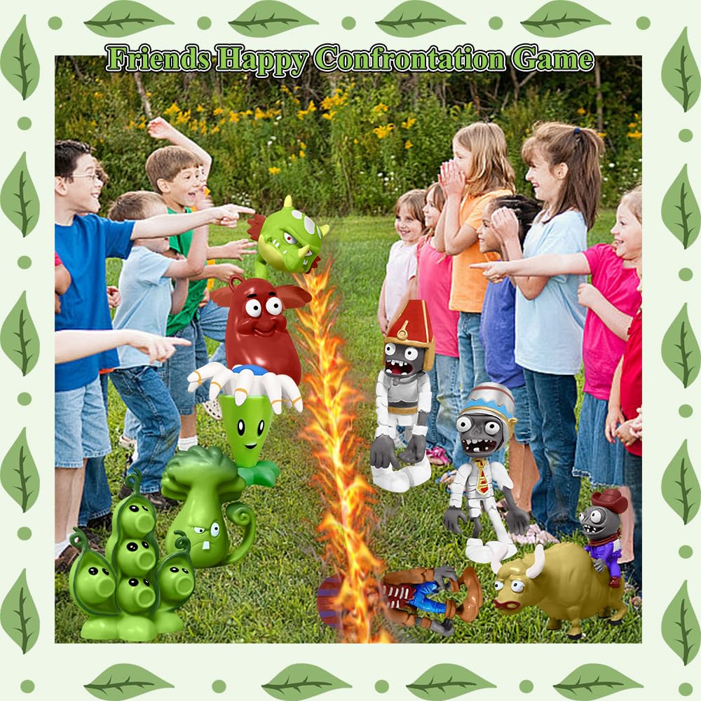 Genqiang Action Figures Set, 10 Pieces Mini Figurines, Surprise Game Series PVC Toys for Kids and Fans, Ideal for Collection Party Supplies Cupcake