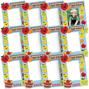 Fun Express Apple Orchard Picture Frame Magnet Craft Kit - Craft Kits - 12 Pieces