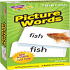 Trend Enterprises: Picture Words Skill Drill Flash Cards, Content-Rich Self-Checking Cards to Practice and Master, Great for Skill Building, 96 Cards