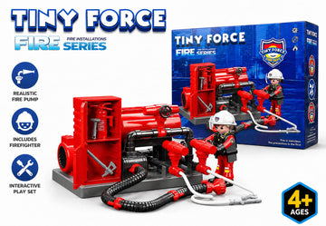Tiny Force Fire Water Pump Accessory - Firefighter Rescue Toy for Toddler Boys, Play Figure Pump Accessory for Firefighter Playsets