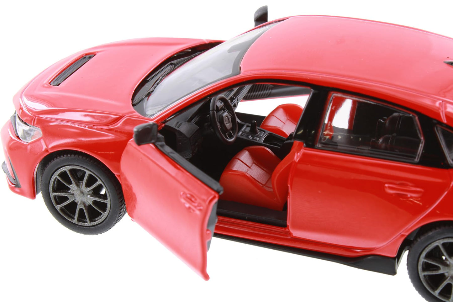 KiNSMART 2024 Honda Civic Type R 5472D - 1/36 Scale Diecast Model Car (Red)