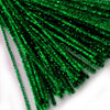 The Crafts Outlet Chenille Sparkly Stems, Pipe Cleaner, 12-in (30-cm), 10-pc, Emerald Green
