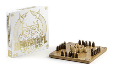 Hnefatafl, Two Player Strategy Game with Wooden Game Board, for Kids and Adults