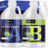 Epoxy Resin 2 Gallon - Crystal Clear Epoxy Resin Kit - Self-Leveling, High-Glossy, No Yellowing, No Bubbles Casting Resin Perfect for Crafts, Table