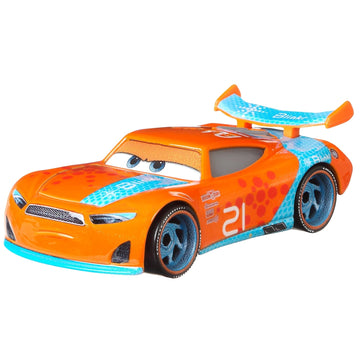 Disney Cars Toys and Pixar Cars 3, Ryan Inside Laney & Eric Braker 2-Pack, 1:55 Scale Die-Cast Fan Favorite Character Vehicles for Racing