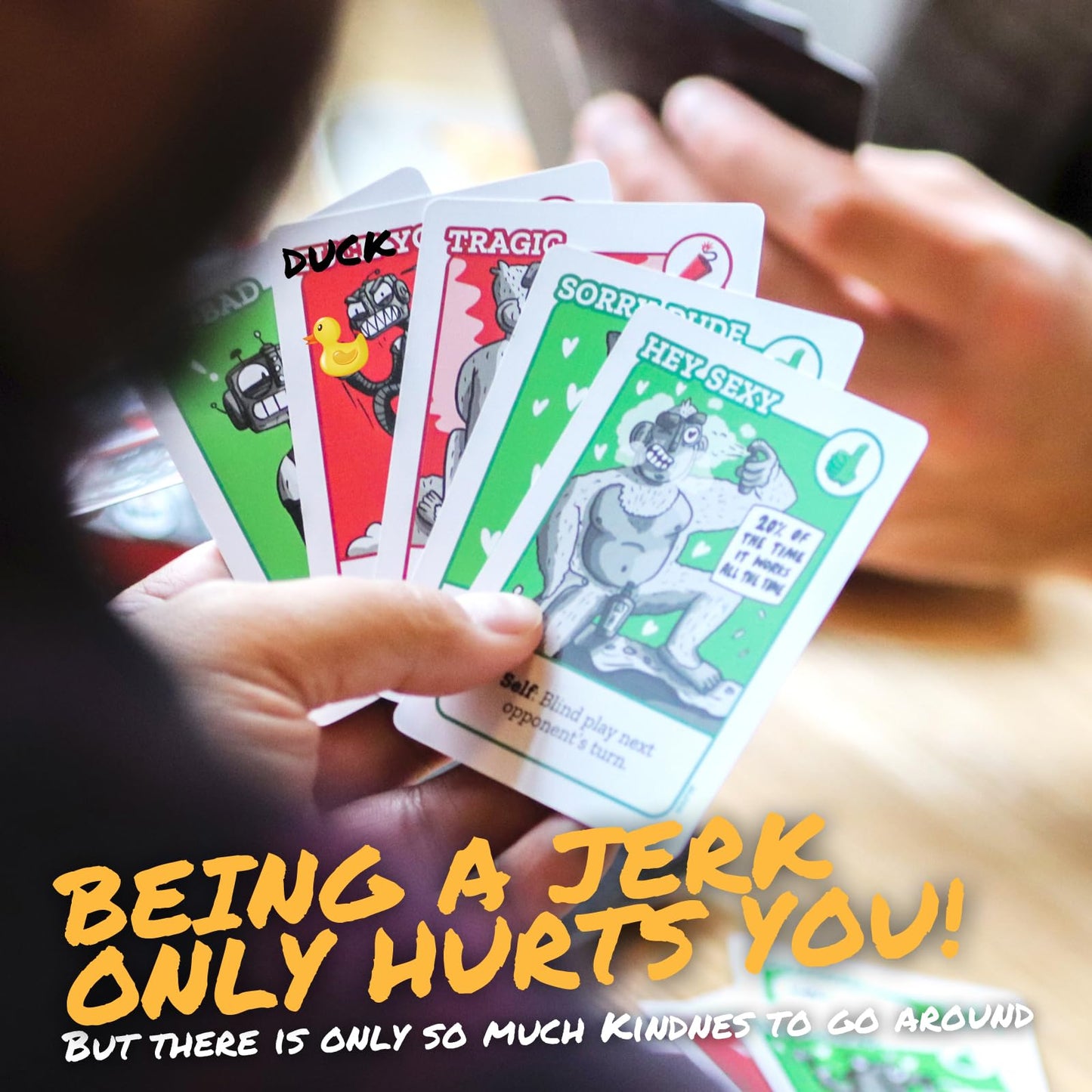 NSFW- A Light Strategy Card Game Where Players Battle for The Last Word (2-5 Players) - Ages 18 and up