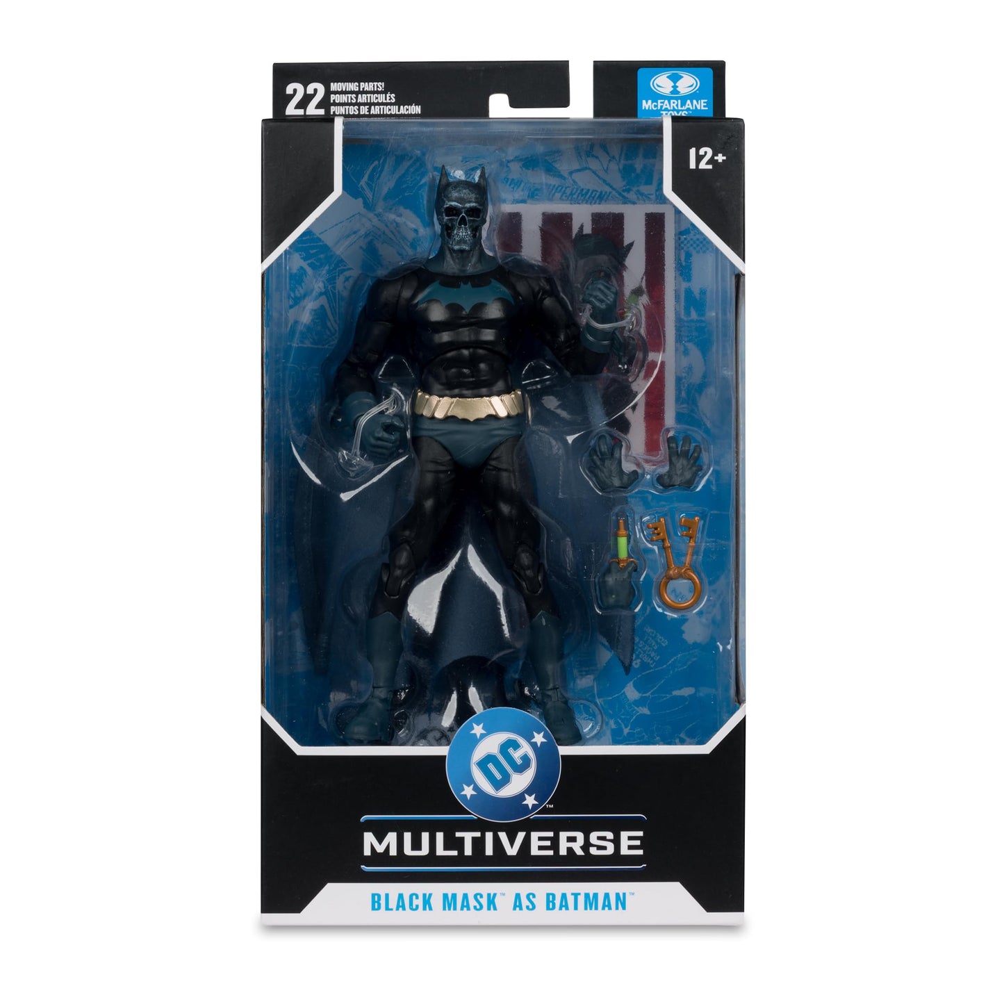 McFarlane Toys-DC Multiverse Black Mask as Batman (Beneath The Mask) 7in Action Figure