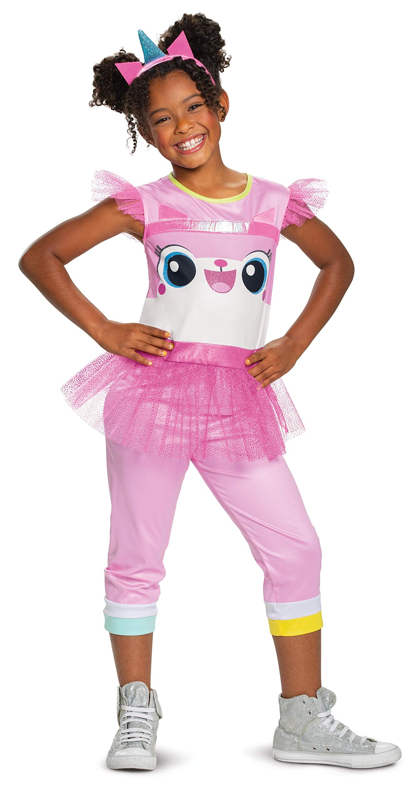 Disguise Unikitty LEGO Movie 2 Classic Girls' Costume Pink, L (10-12)