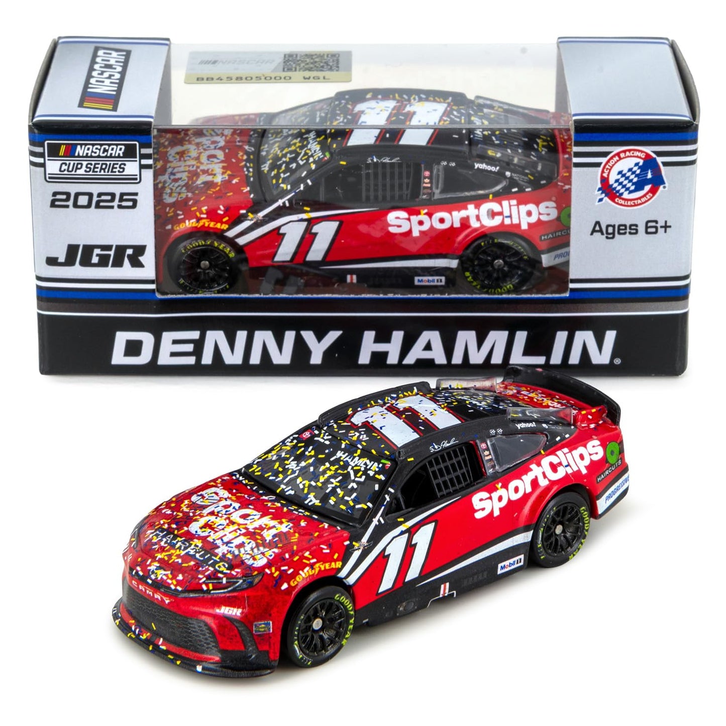 Denny Hamlin 2025 Darlington Race Win ARC Diecast Car 1:64 Scale