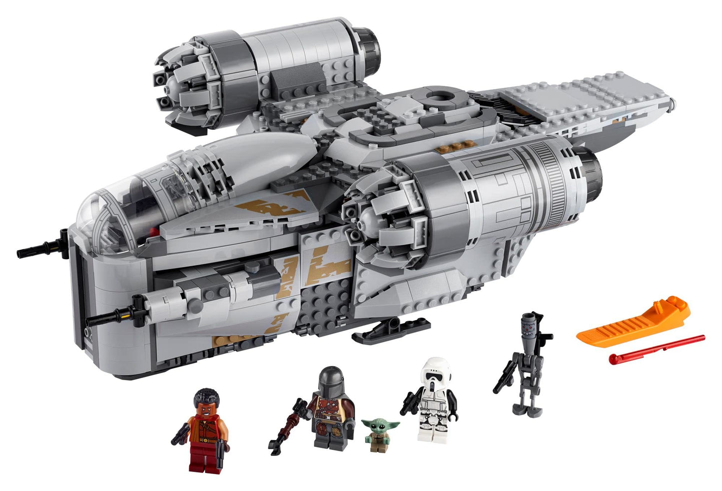 LEGO Star Wars The Razor Crest 75292 Mandalorian Starship Toy, Gift Idea for Kids, Boys and Girls with The Child 'Baby Yoda' Minifigure (Exclusive to