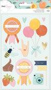 Dear Lizzy Layered Stickers, Multi