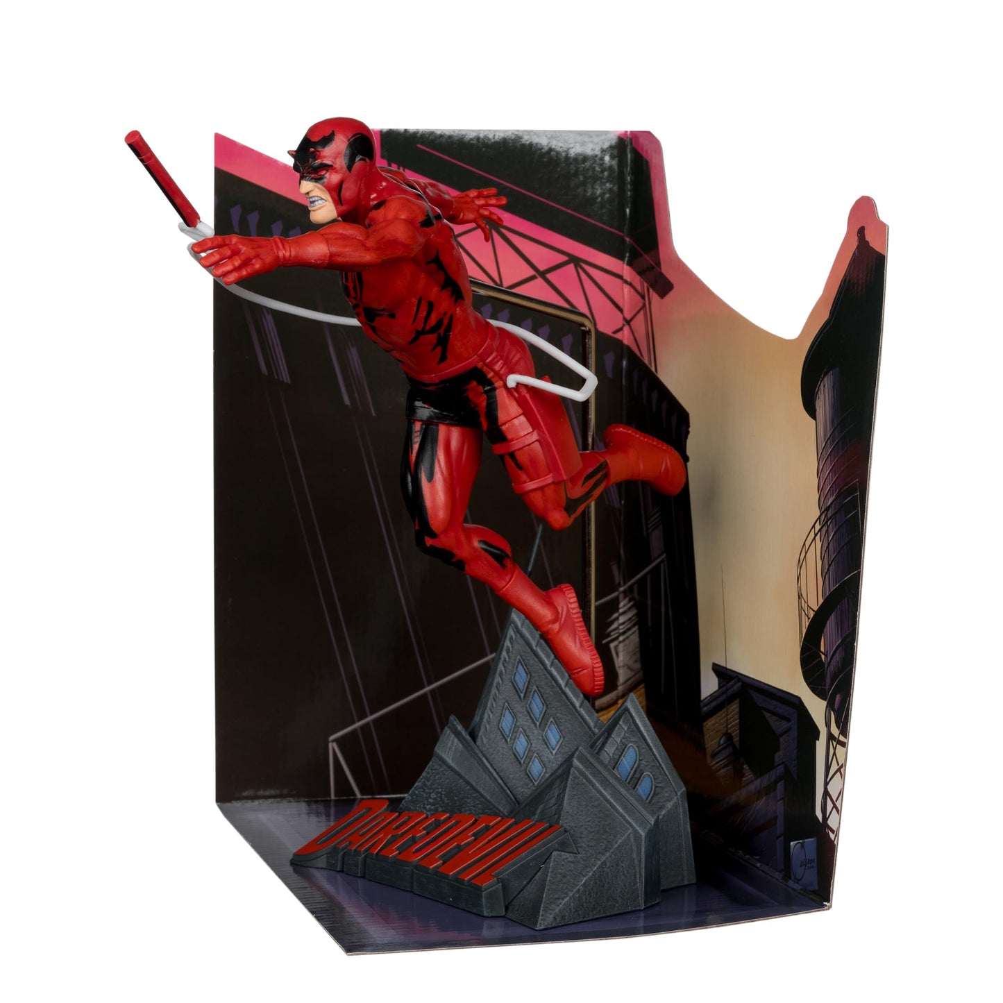 McFarlane Toys - Marvel Daredevil 1:10th Scale Collectible with Scene (Daredevil #600)
