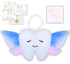 20 Moments of Tooth Squishie Tooth Fairy Pillow with Pocket and Poem to Invite Tooth Fairy - Tooth Fairy Tooth Holder Plushie, Cute