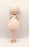 Laila and Lainey Ballerina Cat Stuffed Animal - 16.5” Plush Cat with Tutu - Ballet Recital Gift for Girls