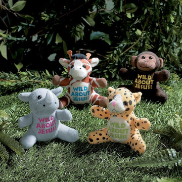Fun Express Wild About Jesus Safari Animals, 12 Pack