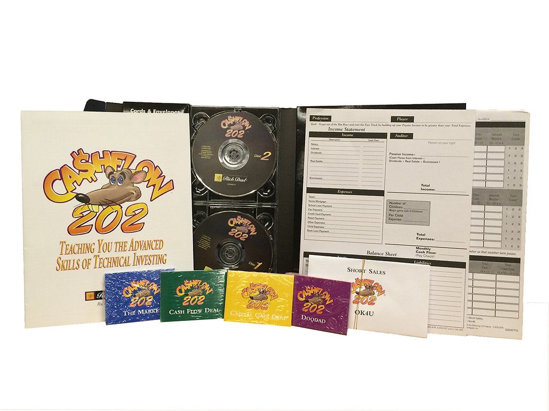 202 Cashflow Game - Rich Dad Poor Dad Robert Kiyosaki Game Robert Kiyosaki Cashflow Board Game + Free Expredited Shipping