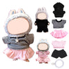 Clothes for LABUBU 17cm Doll, 6 Psc Handmade Custom Accessories for LABUBU, Premium Exclusive Outfits for LABUBU Unique Dress Up - Pink