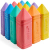 JOYIN 12 PCS Jumbo Sidewalk Chalk with 6 Colors, Washable Sidewalk Chalk for Kids, Non-Toxic School Supplies, Outdoor Games, Playground Accessories