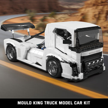 Mould King 10036 Tractor Truck Building Set, MOC City Semi Truck Building Blocks Set to Build, Gift for Age 14+/Adult Collections Enthusiasts(1604+