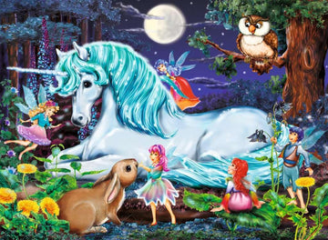 Ravensburger Enchanted Forest - 100 Piece Jigsaw Puzzle for Kids - Every Piece is Unique, Pieces Fit Together Perfectly