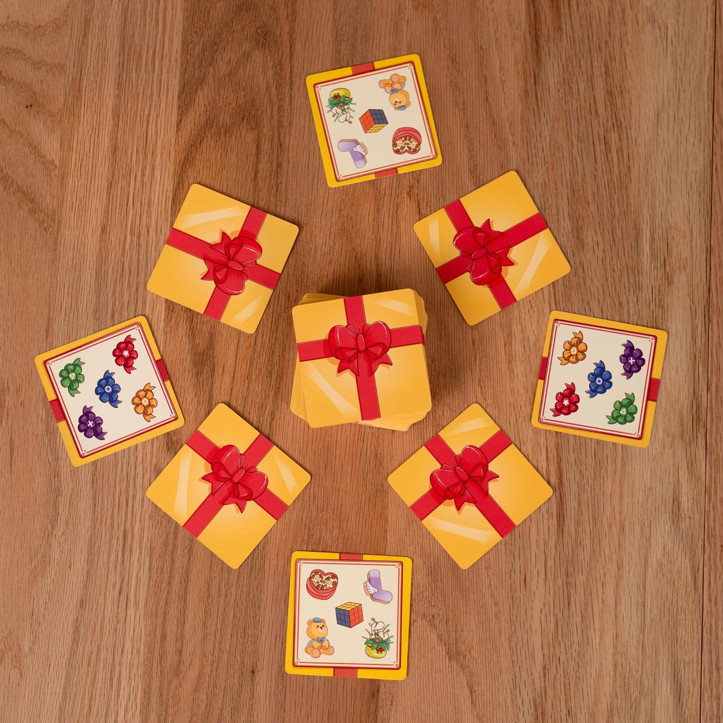 Kado Card Game - Build Your Gift Grid and Outsmart Opponents in a Tactical Gifting & Deduction Strategy Game for Kids & Adults, Ages 8+, 2-5 Players