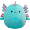 Squishmallows Original 14in Bellamy The Teal Axolotl Alicorn with Pink Shimmery Accent - Official Jazwares Plush (Large) (Amazon Exclusive)