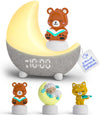 Move2Play, Dozi Sound Machine | Cute Sleep Toy + Sound Machine | 3+ Hrs Thoughtfully Made Bedtime Content | Moonlight Night Light with Changing Colors
