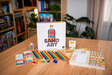 25th Century Games Sand Art - Color Pattern Drawing Strategy Game Ages 10+ | 2-4 Players | 25-45 Min Playtime