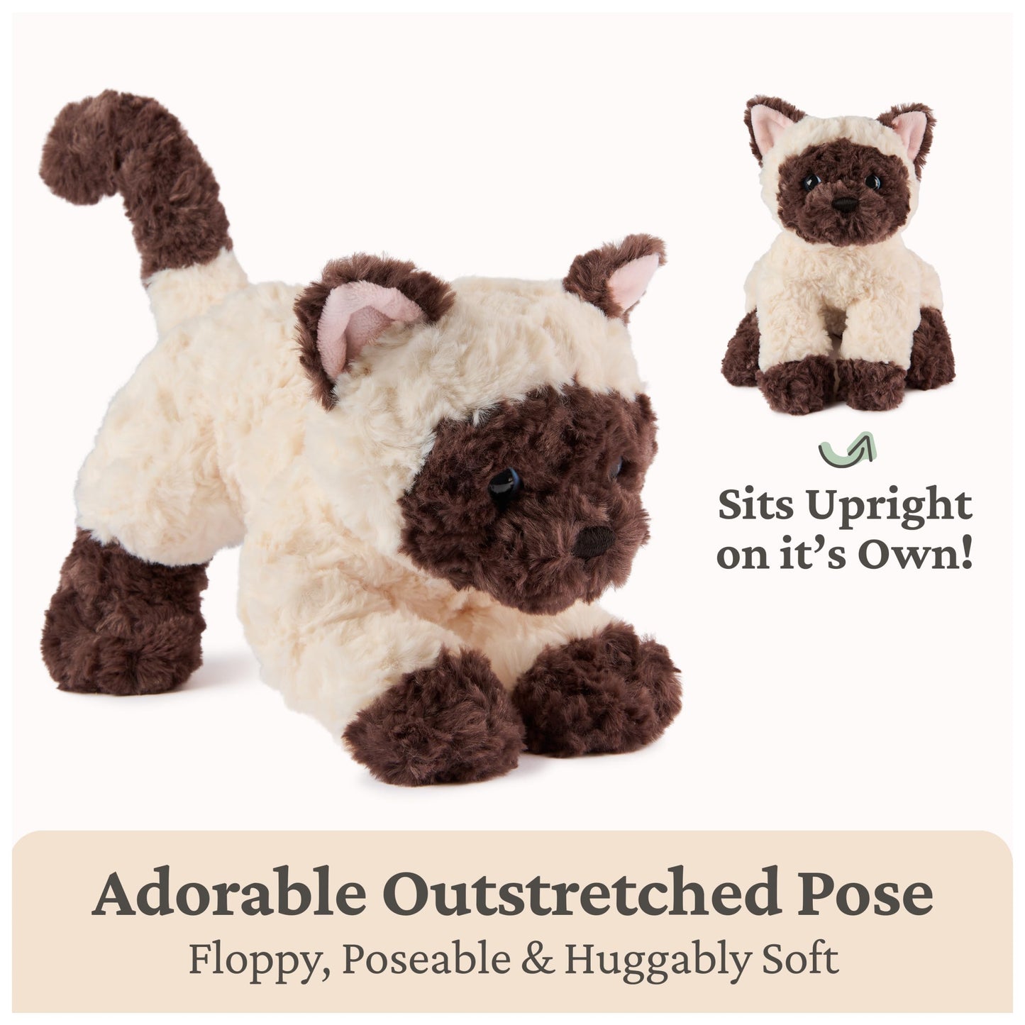 GUND Bootsie Siamese 9-Inch Kitten Stuffed Animal for Ages 1+