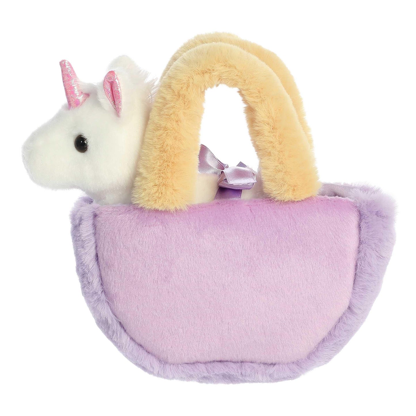 Aurora Fashionable Fancy Pals Pastel Clouds Unicorn Stuffed Animal - On-The-go Companions - Stylish Accessories - White 7 Inches