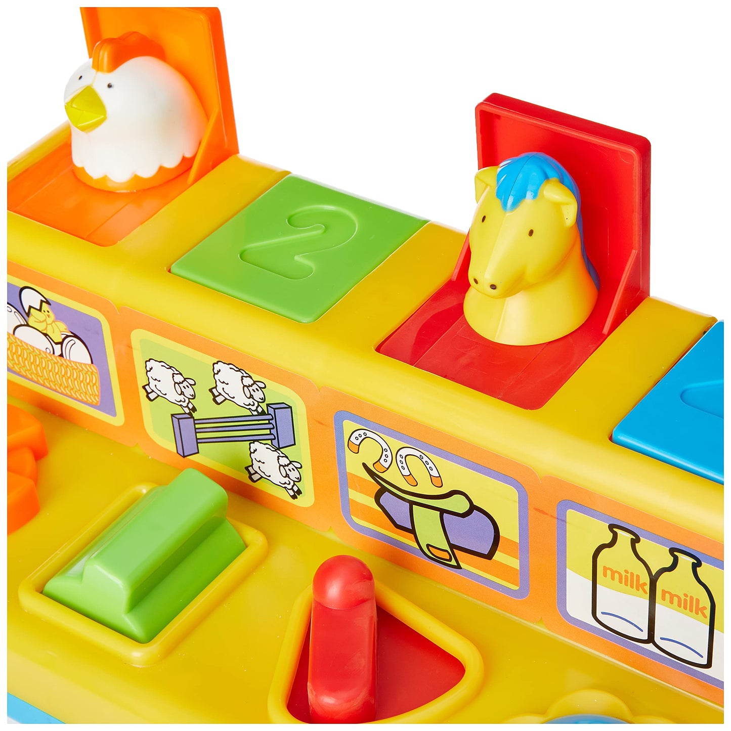 Fun Time Pop Up Farmyard Friends, Yellow