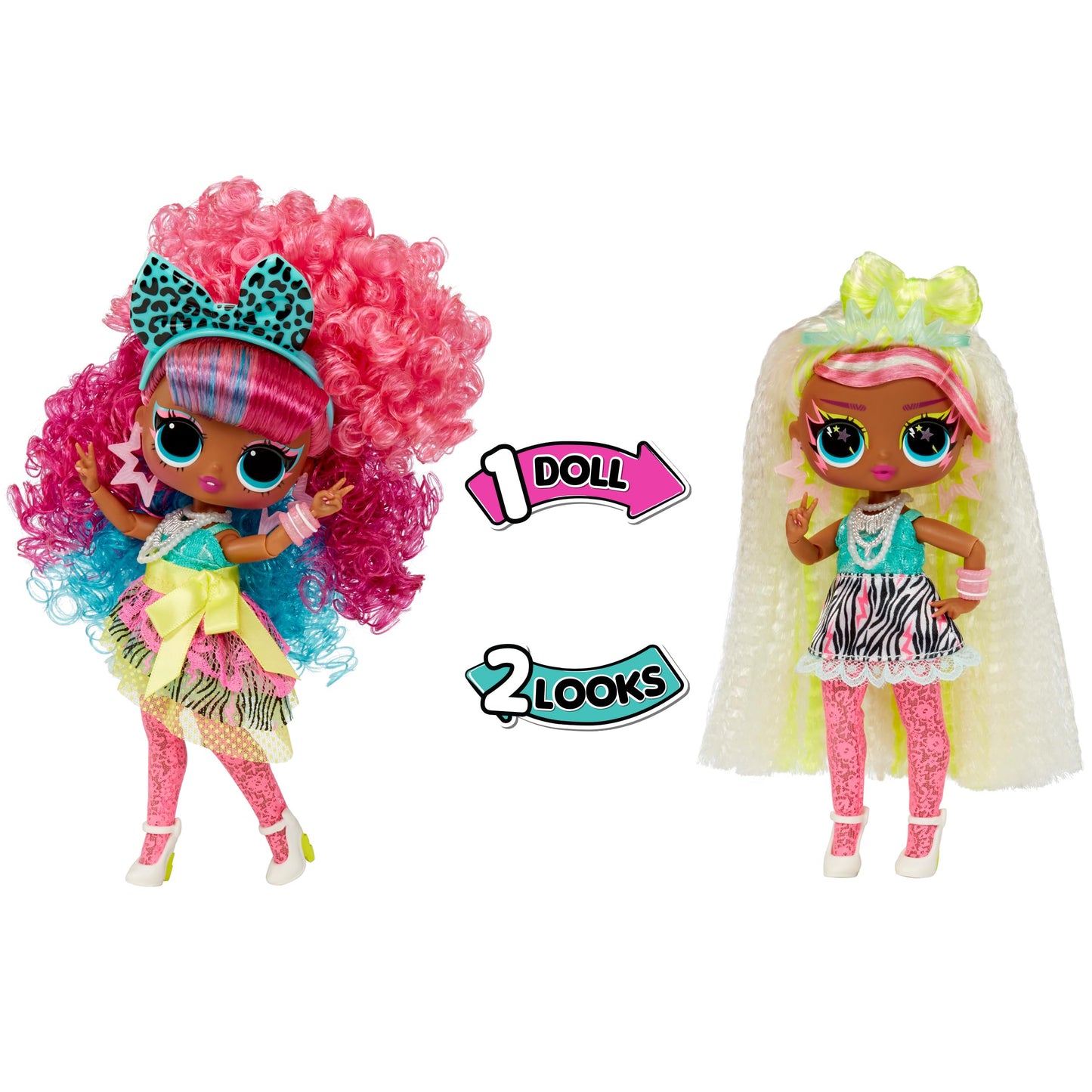 L.O.L. Surprise! Tweens Surprise Swap Curls-2-Crimps Cora Fashion Doll with 20+ Surprises Including Styling Head and Fabulous Fashions and Accessories