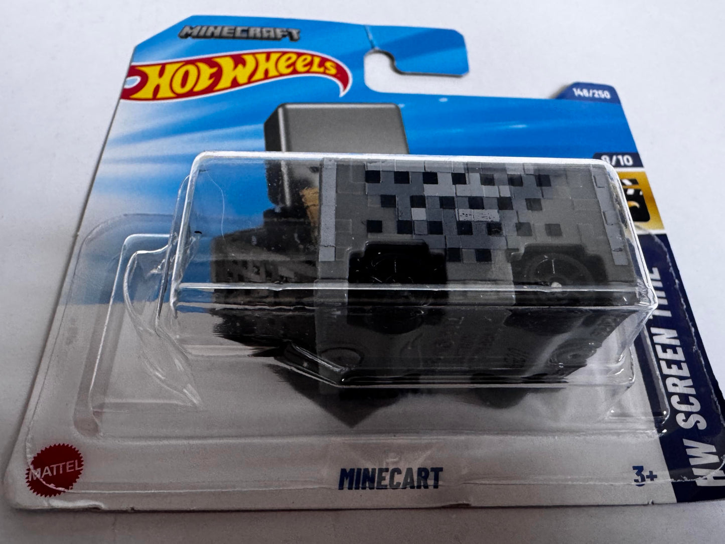 Hot Wheels Minecart Skeleton Diecast Car, HW Screen Time, 1:64 Scale, 146/250