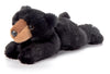 The Petting Zoo Black Bear Stuffed Animal Plushie, Gifts for Kids, Wildlife Animals, Floppy Black Bear Plush Toy, 12 inches