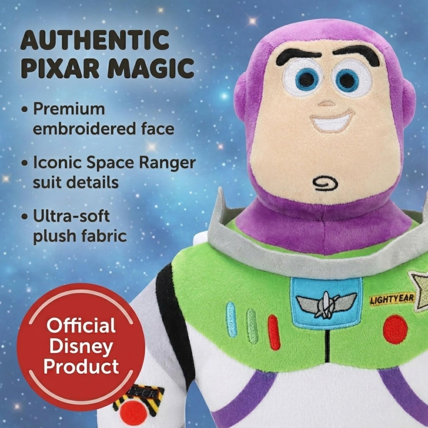 Jay Franco Kids Toy Story Plush Pillow Buddy - Large Ultra-Soft Stuffed Plushie & Cozy Pillow, Official Licensed Product, 22 Inches, Multi - Toy Story