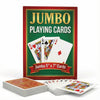 Bedwina Giant Jumbo Playing Cards, Large Print Playing Cards for Seniors, Kids, Adults - Funny Deck of Professional Poker Giant Card Games, Casino