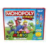 Monopoly Junior Super Mario Edition Board Game, Fun Kids' Ages 5 and Up, Explore The Mushroom Kingdom as Mario, Peach, Yoshi, or Luigi (Amazon