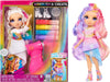 Rainbow High Air Brush & Create DIY Fashion Doll with Airbrush Marker Kit, Washable Rainbow Markers, Long Hair, Purple Eyes, Color, Create, Play