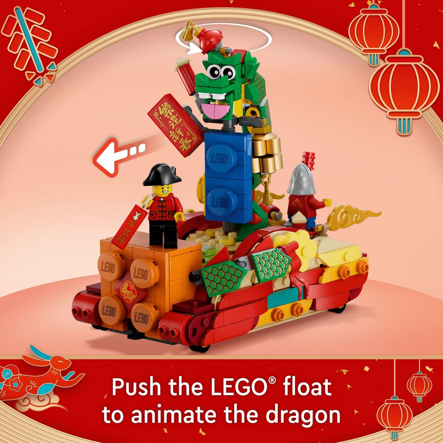 LEGO Lunar New Year Parade 80111 Building Toy Set; for Kids, Boys and Girls Ages 8+ (1,653 Pieces)