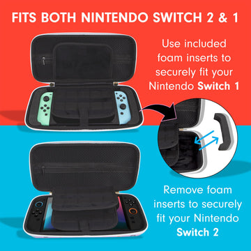 Sonix x Sanrio Carrying Case for Nintendo Switch 2, Switch 1, Lite, OLED, Protective Travel Case with Game Cartridge Storage | Hello Kitty & Friends