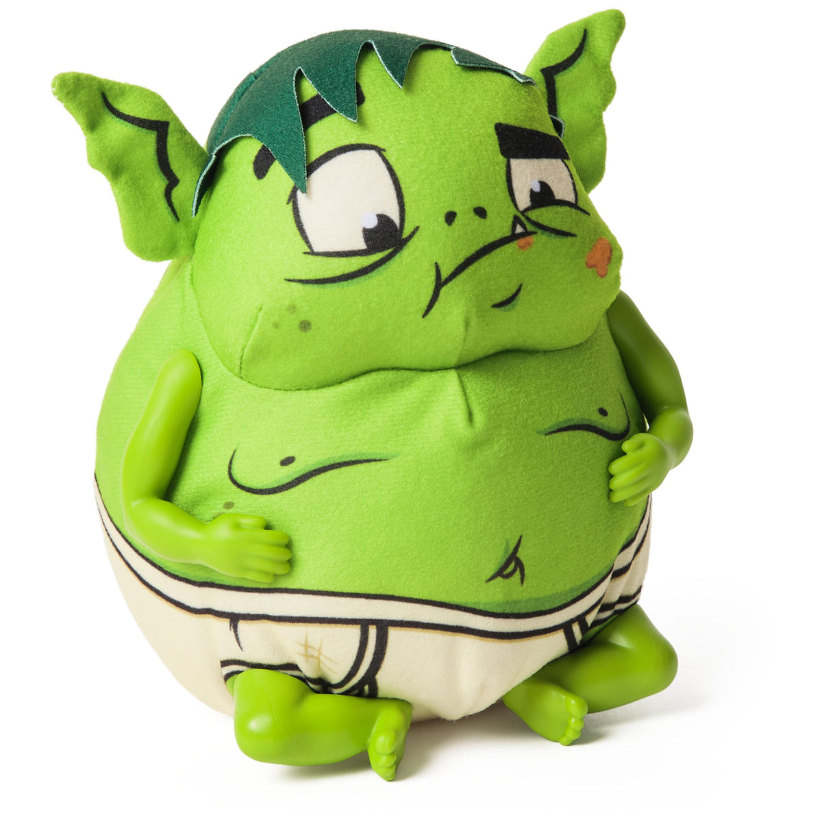 Spin Master Teen Titans Go! Belly Buster Beast Boy, Interactive Plush Toy