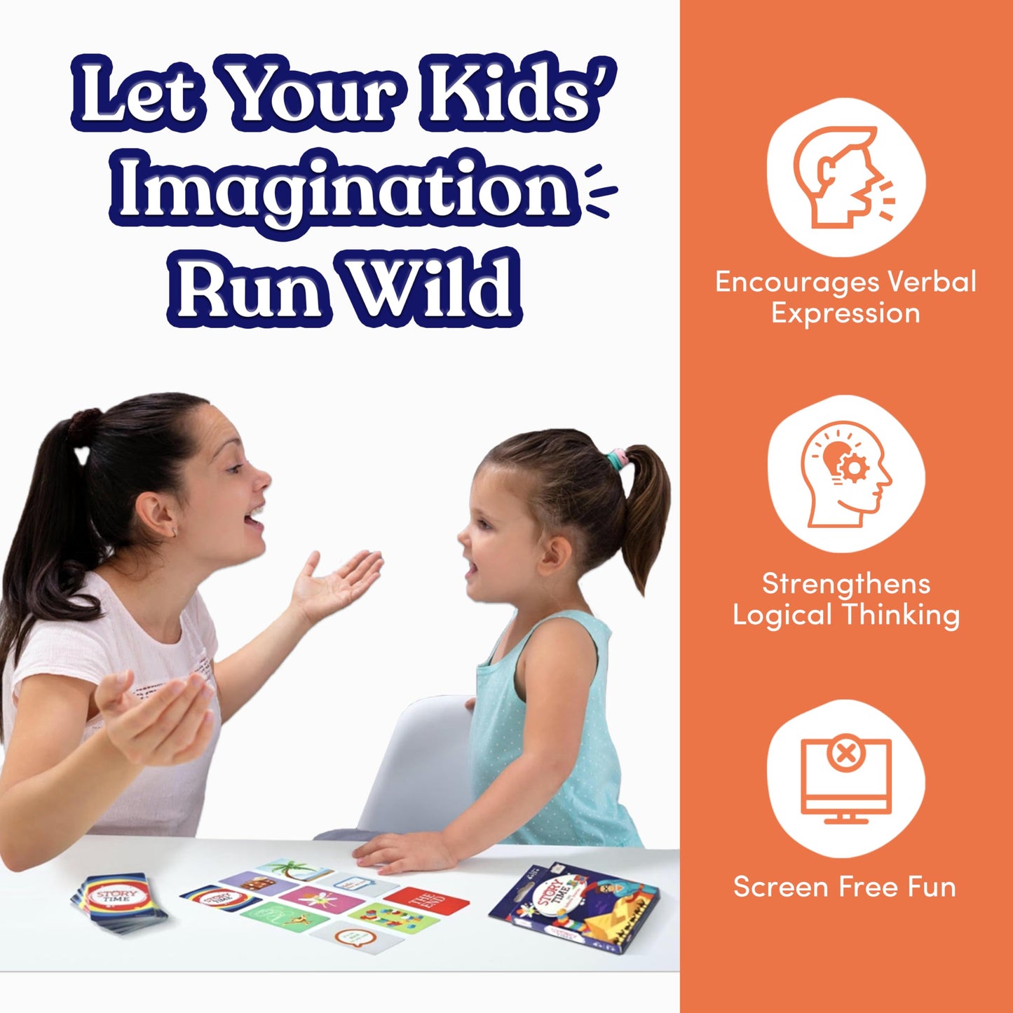 Story Time Travel Card Game by TrunkWorks | Family Friendly | for Ages 4, 5, 6, 7, 8 Years | Tell Stories; Develop Imagination, Language Skills