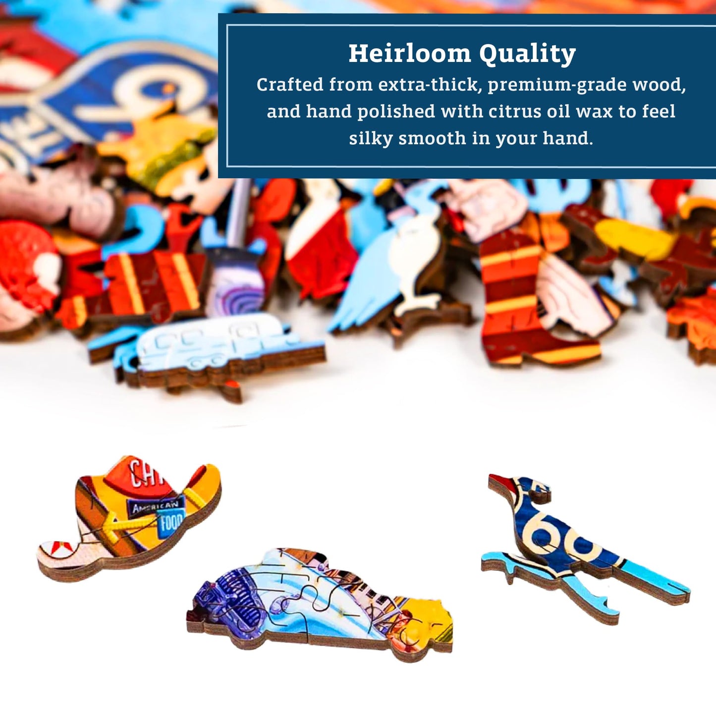 Boardwalk Puzzles Luxury Wood Puzzle - Boot 66 - Fun Size 32 Pieces - Engaging Wooden Puzzle Activity Adults