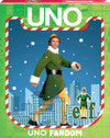 Mattel Games UNO Fandom Elf Card Game for Kids, Adults & Families, Deck Includes Collectible Foil with Images from the Movie