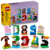 LEGO Birthday Numbers - Educational & Counting Building Toy for Boys & Girls, Ages 6+ - Birthday Decoration for Kids - Fun Gift Idea - 40807