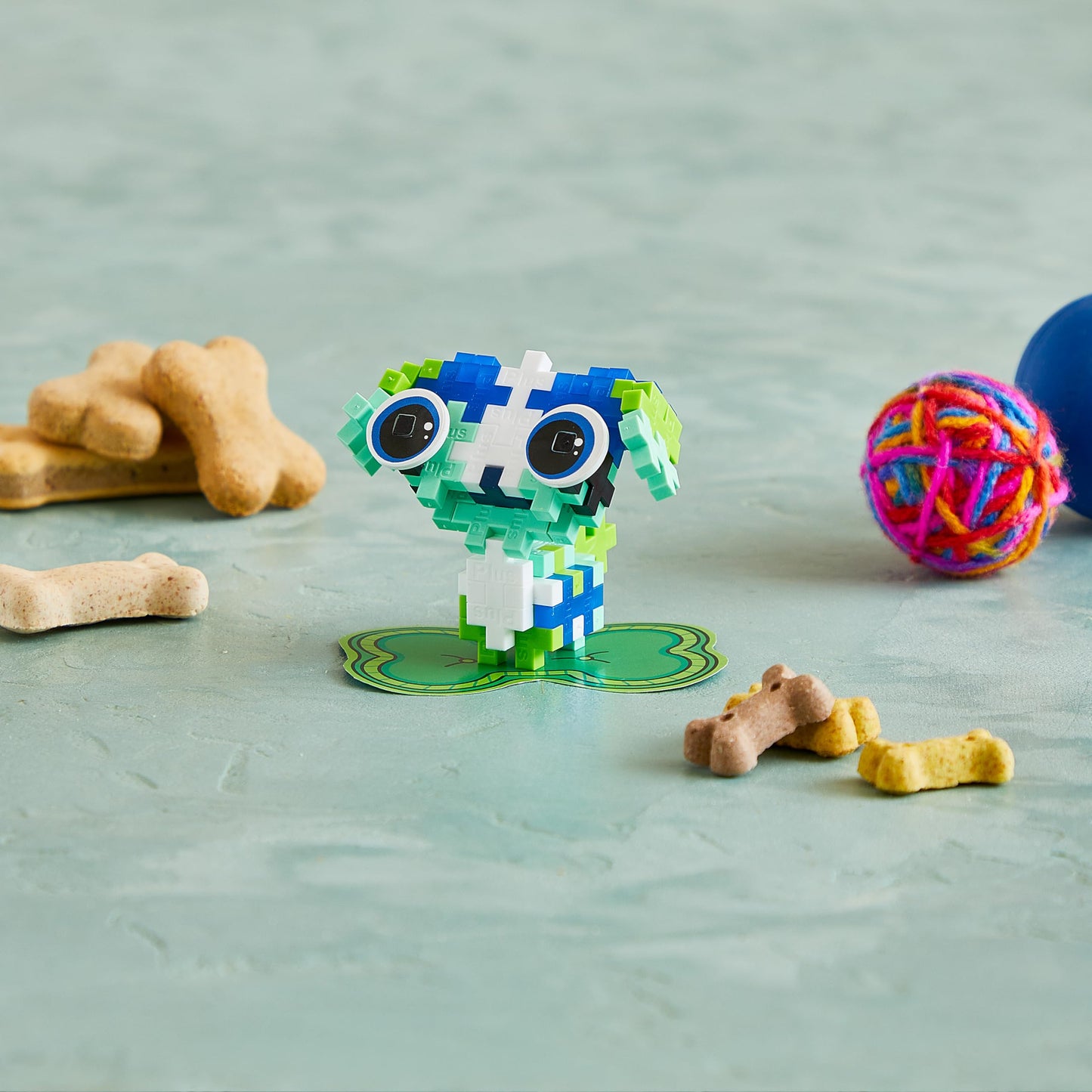 PLUS PLUS Playful Pet Packets - 3D Animals Building Block Set, 6 Pack